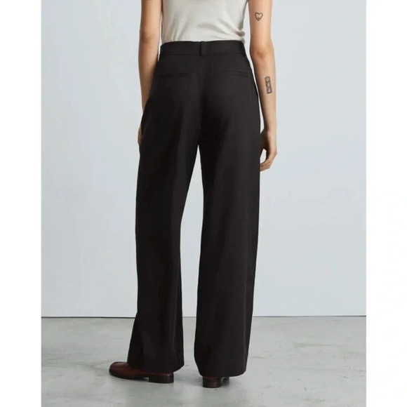 NWT Everlane Black Way High Drape Pant size 4 - Picture 2 of 9
